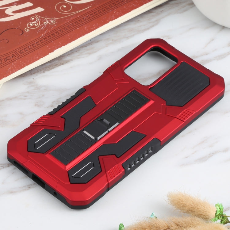 For Xiaomi Redmi 10 Vanguard Warrior All Inclusive Double-color Shockproof TPU + PC Protective Case with Holder