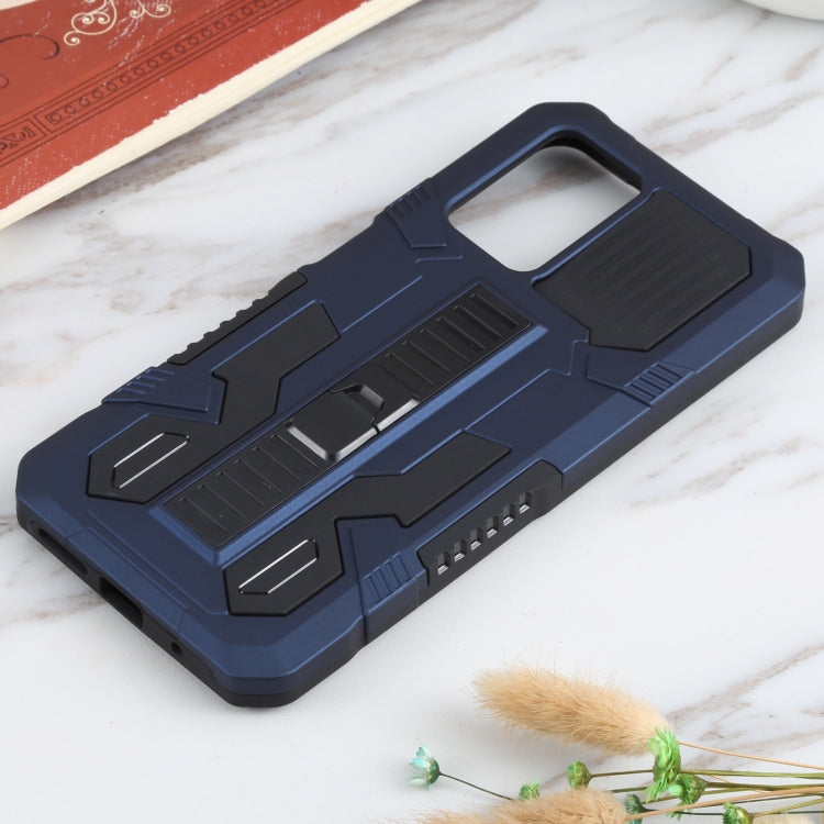 For Xiaomi Redmi 10 Vanguard Warrior All Inclusive Double-color Shockproof TPU + PC Protective Case with Holder