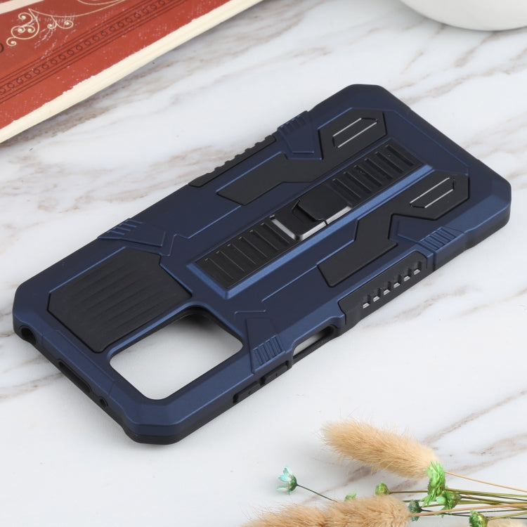 For Xiaomi Redmi 10 Vanguard Warrior All Inclusive Double-color Shockproof TPU + PC Protective Case with Holder