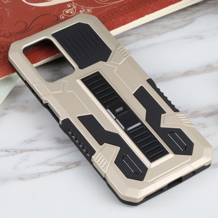 For Xiaomi Redmi 10 Vanguard Warrior All Inclusive Double-color Shockproof TPU + PC Protective Case with Holder