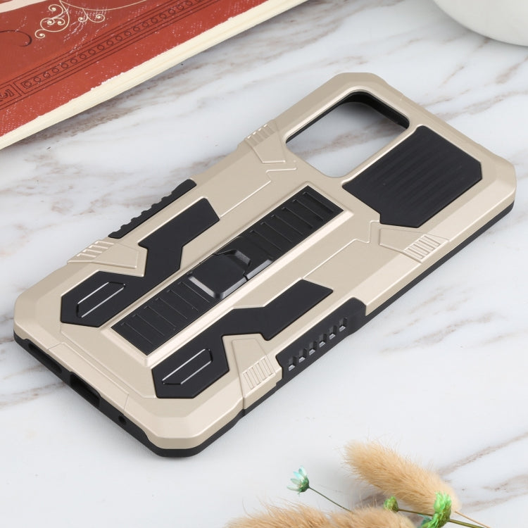 For Xiaomi Redmi 10 Vanguard Warrior All Inclusive Double-color Shockproof TPU + PC Protective Case with Holder