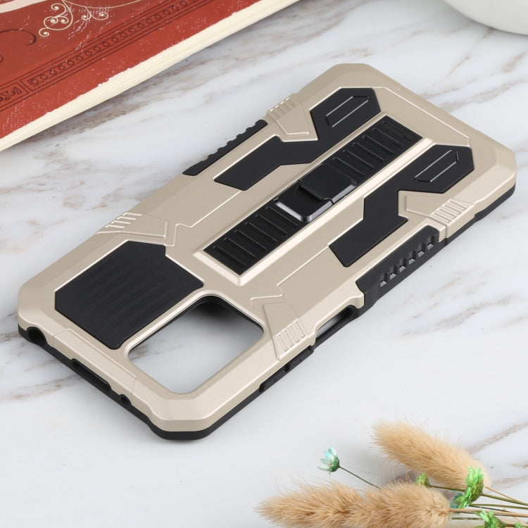 For Xiaomi Redmi 10 Vanguard Warrior All Inclusive Double-color Shockproof TPU + PC Protective Case with Holder