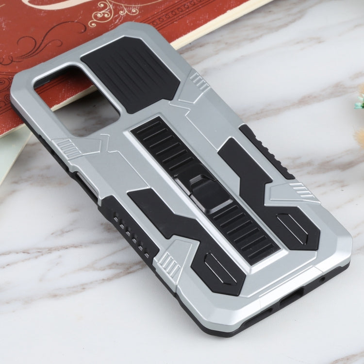 For Xiaomi Redmi 10 Vanguard Warrior All Inclusive Double-color Shockproof TPU + PC Protective Case with Holder