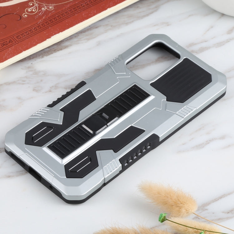 For Xiaomi Redmi 10 Vanguard Warrior All Inclusive Double-color Shockproof TPU + PC Protective Case with Holder