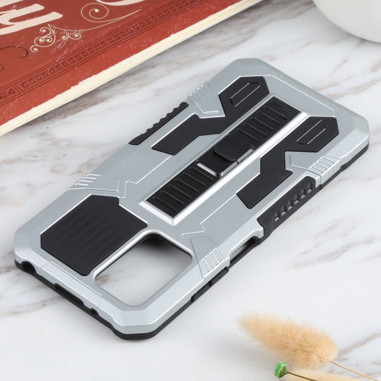 For Xiaomi Redmi 10 Vanguard Warrior All Inclusive Double-color Shockproof TPU + PC Protective Case with Holder