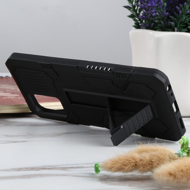 For vivo Y21s / Y33s / Y21 Vanguard Warrior All Inclusive Double-color Shockproof TPU + PC Protective Case with Holder