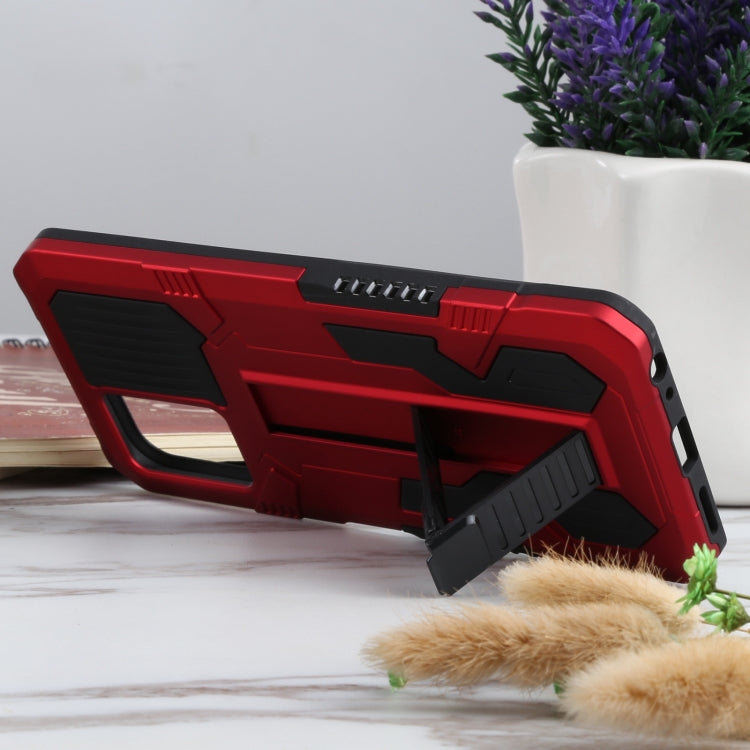 For vivo Y21s / Y33s / Y21 Vanguard Warrior All Inclusive Double-color Shockproof TPU + PC Protective Case with Holder