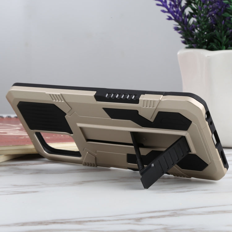 For vivo Y21s / Y33s / Y21 Vanguard Warrior All Inclusive Double-color Shockproof TPU + PC Protective Case with Holder