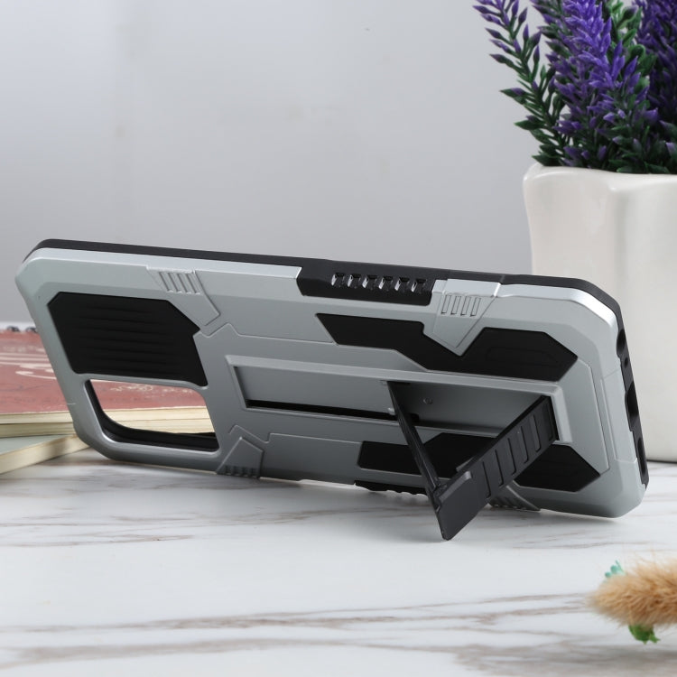 For vivo Y21s / Y33s / Y21 Vanguard Warrior All Inclusive Double-color Shockproof TPU + PC Protective Case with Holder