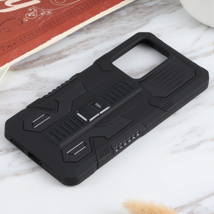 For Xiaomi 11T Vanguard Warrior All Inclusive Double-color Shockproof TPU + PC Protective Case with Holder