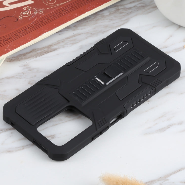 For Xiaomi 11T Vanguard Warrior All Inclusive Double-color Shockproof TPU + PC Protective Case with Holder