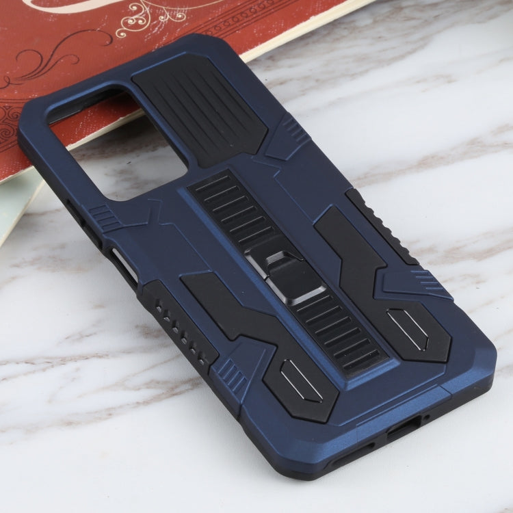 For Xiaomi 11T Vanguard Warrior All Inclusive Double-color Shockproof TPU + PC Protective Case with Holder