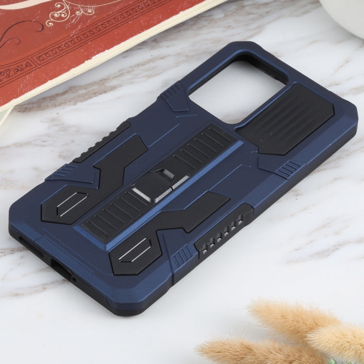 For Xiaomi 11T Vanguard Warrior All Inclusive Double-color Shockproof TPU + PC Protective Case with Holder