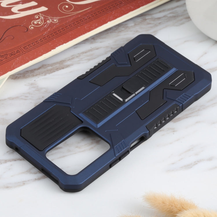 For Xiaomi 11T Vanguard Warrior All Inclusive Double-color Shockproof TPU + PC Protective Case with Holder