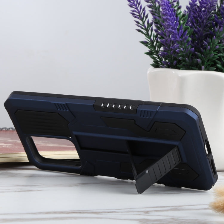 For Xiaomi 11T Vanguard Warrior All Inclusive Double-color Shockproof TPU + PC Protective Case with Holder