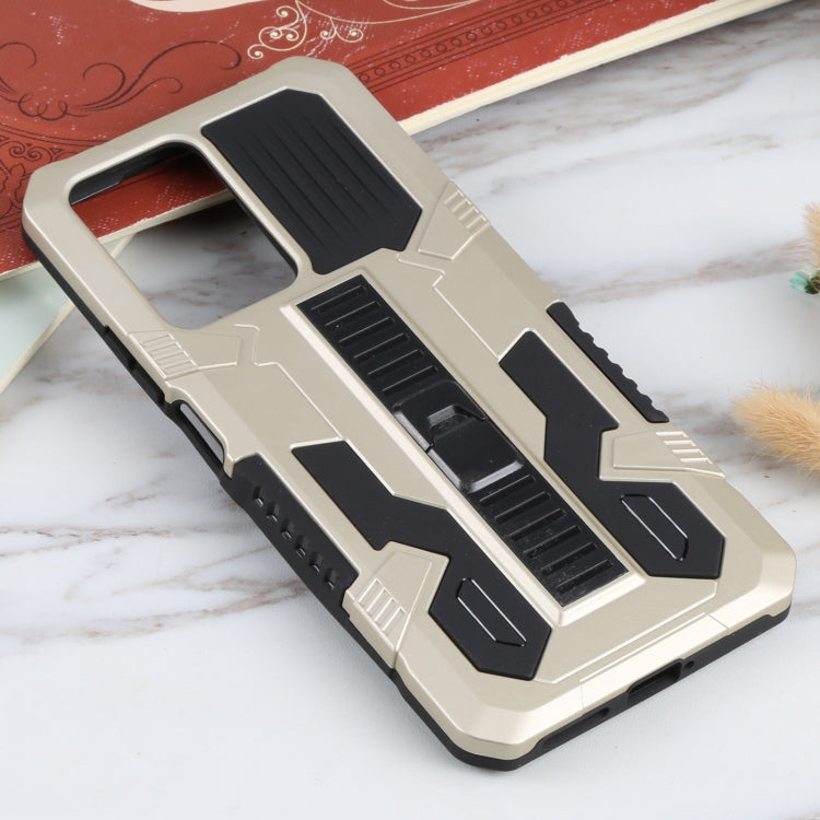 For Xiaomi 11T Vanguard Warrior All Inclusive Double-color Shockproof TPU + PC Protective Case with Holder