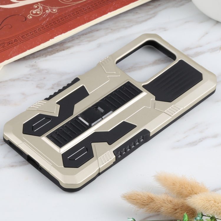 For Xiaomi 11T Vanguard Warrior All Inclusive Double-color Shockproof TPU + PC Protective Case with Holder
