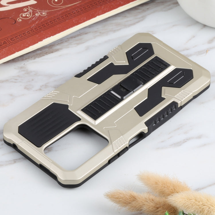 For Xiaomi 11T Vanguard Warrior All Inclusive Double-color Shockproof TPU + PC Protective Case with Holder
