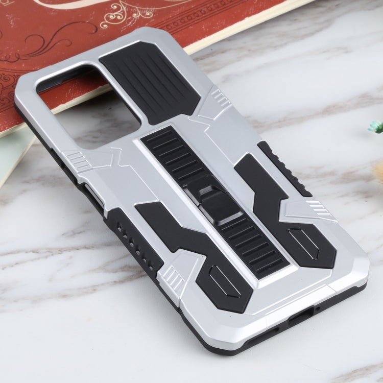 For Xiaomi 11T Vanguard Warrior All Inclusive Double-color Shockproof TPU + PC Protective Case with Holder