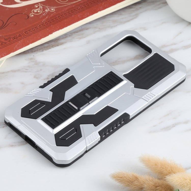 For Xiaomi 11T Vanguard Warrior All Inclusive Double-color Shockproof TPU + PC Protective Case with Holder