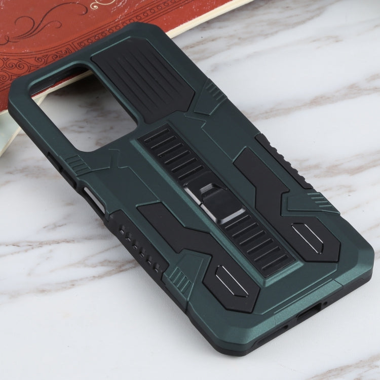 For Xiaomi 11T Vanguard Warrior All Inclusive Double-color Shockproof TPU + PC Protective Case with Holder