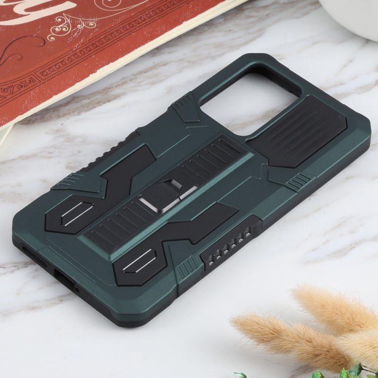 For Xiaomi 11T Vanguard Warrior All Inclusive Double-color Shockproof TPU + PC Protective Case with Holder