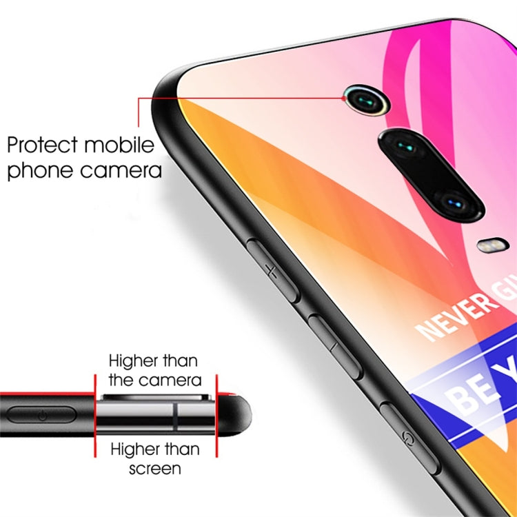 For Xiaomi Redmi K20 Shockproof PC + TPU + Glass Protective Case