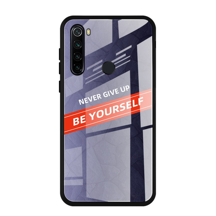 For Xiaomi Redmi Note 8 Shockproof PC + TPU + Glass Protective Case
