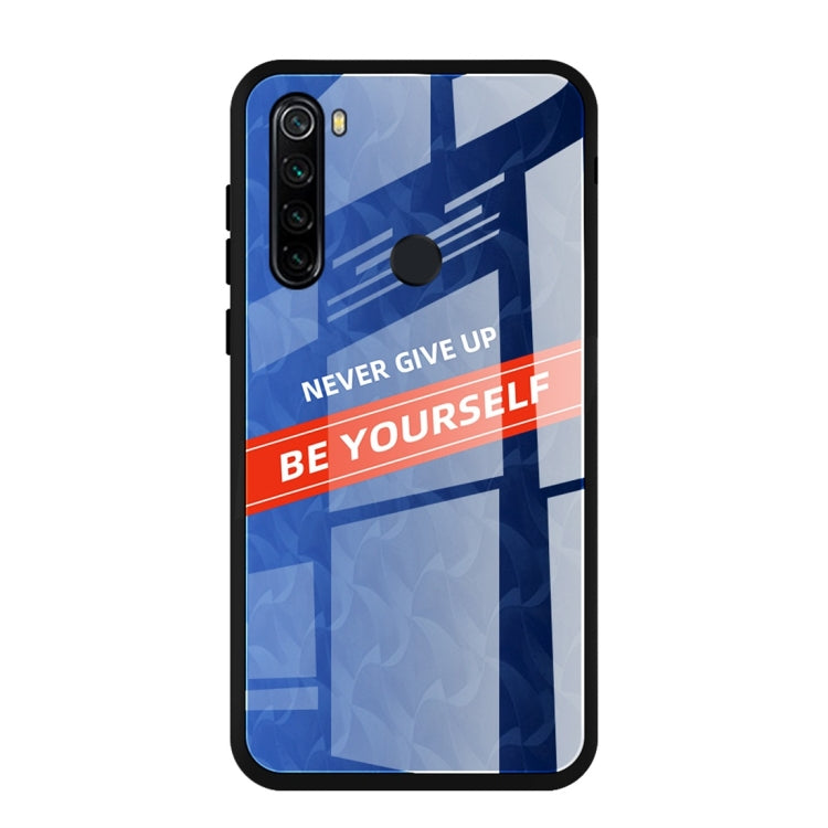 For Xiaomi Redmi Note 8 Shockproof PC + TPU + Glass Protective Case