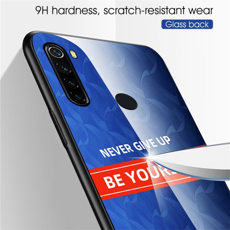 For Xiaomi Redmi Note 8 Shockproof PC + TPU + Glass Protective Case