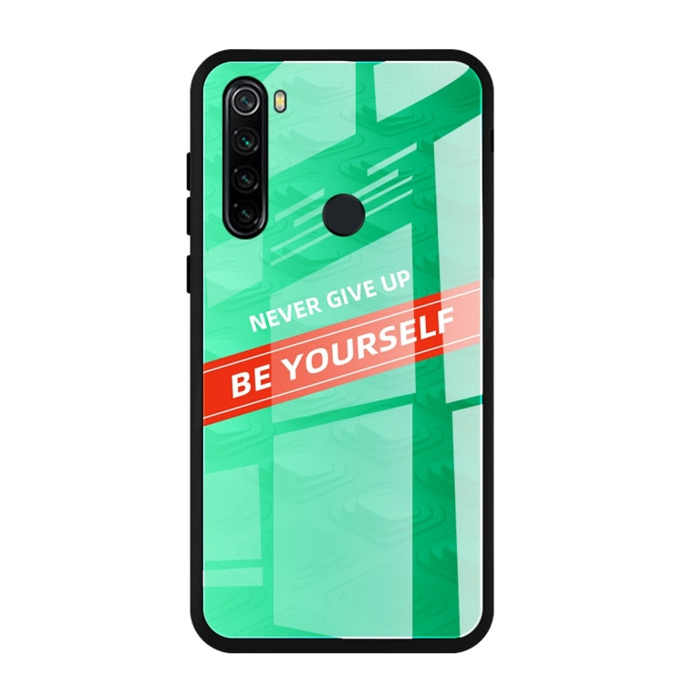 For Xiaomi Redmi Note 8 Shockproof PC + TPU + Glass Protective Case