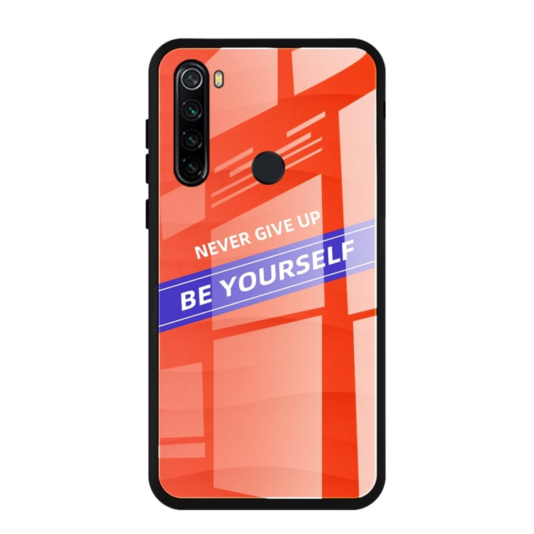 For Xiaomi Redmi Note 8 Shockproof PC + TPU + Glass Protective Case