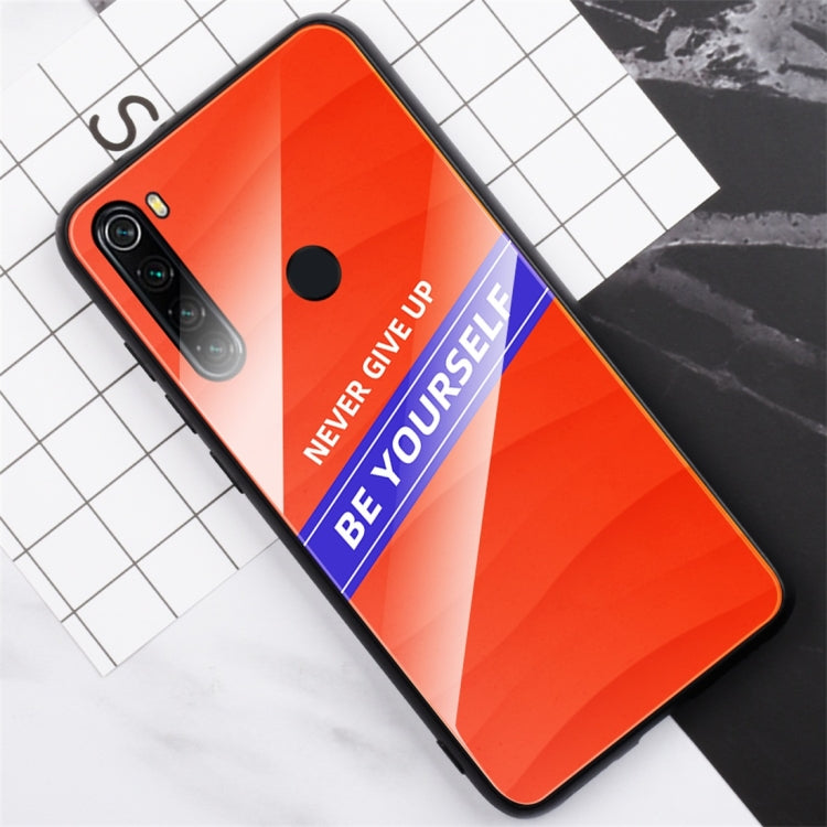 For Xiaomi Redmi Note 8 Shockproof PC + TPU + Glass Protective Case