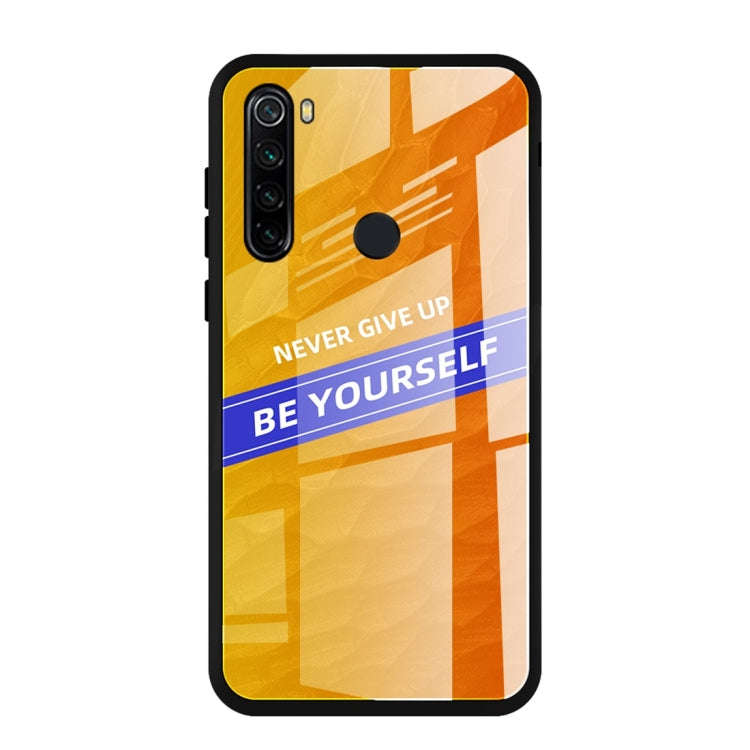 For Xiaomi Redmi Note 8 Shockproof PC + TPU + Glass Protective Case