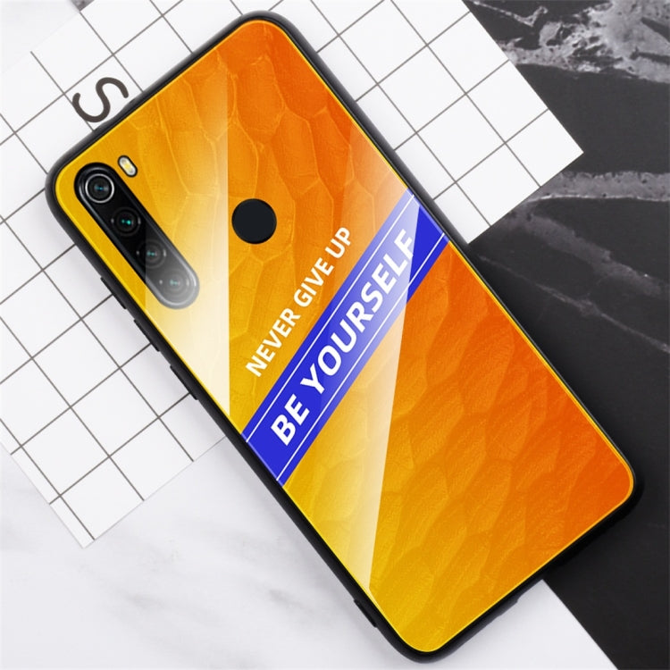 For Xiaomi Redmi Note 8 Shockproof PC + TPU + Glass Protective Case