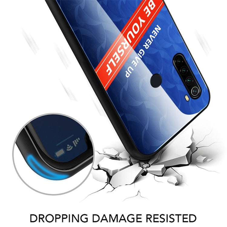 For Xiaomi Redmi Note 8 Shockproof PC + TPU + Glass Protective Case