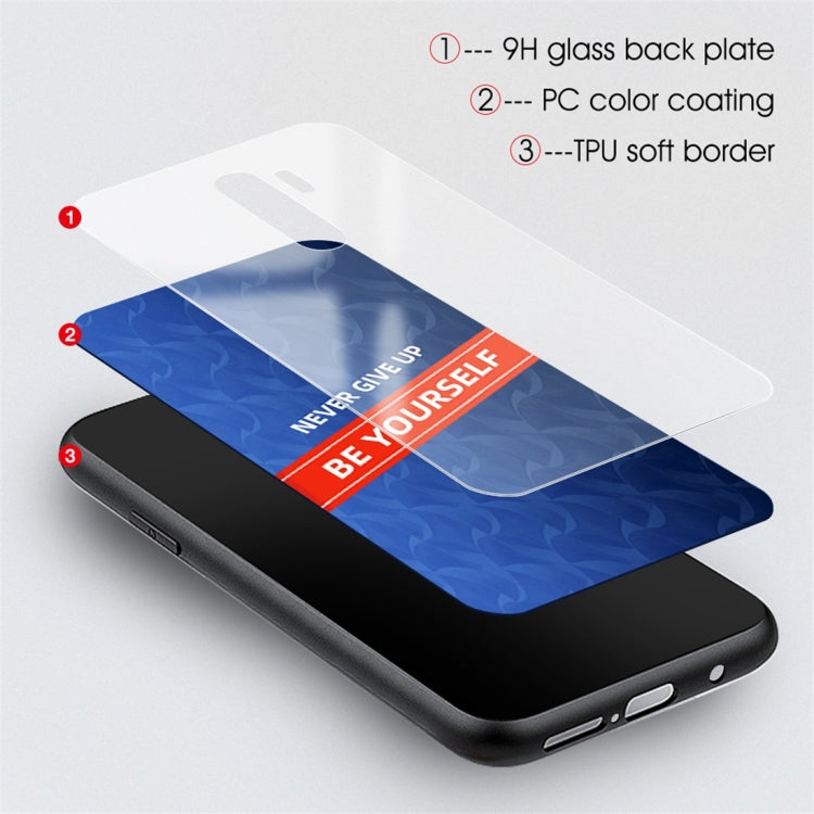 For Xiaomi Redmi Note 8 Pro Shockproof PC + TPU + Glass Protective Case