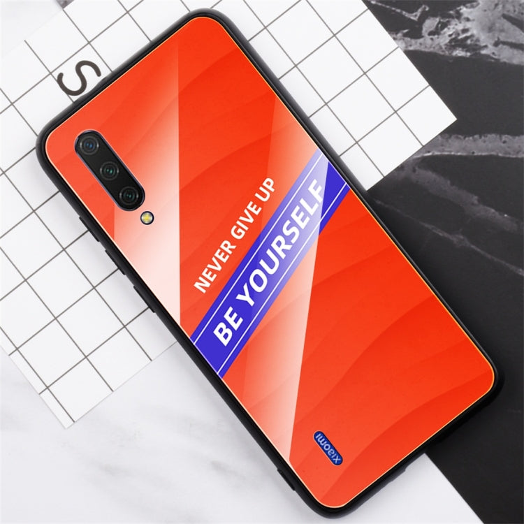 For Xiaomi Mi CC9 Shockproof PC + TPU + Glass Protective Case