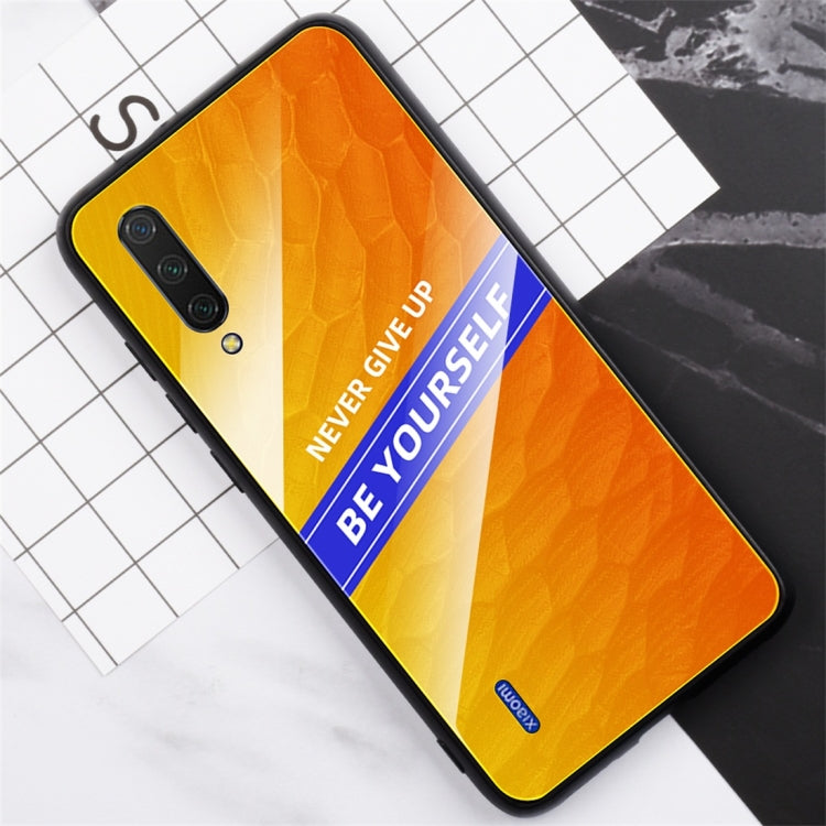 For Xiaomi Mi CC9 Shockproof PC + TPU + Glass Protective Case