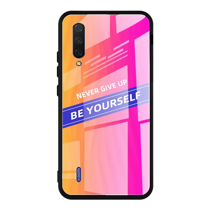 For Xiaomi Mi CC9 Shockproof PC + TPU + Glass Protective Case