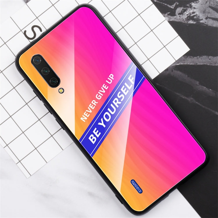 For Xiaomi Mi CC9 Shockproof PC + TPU + Glass Protective Case