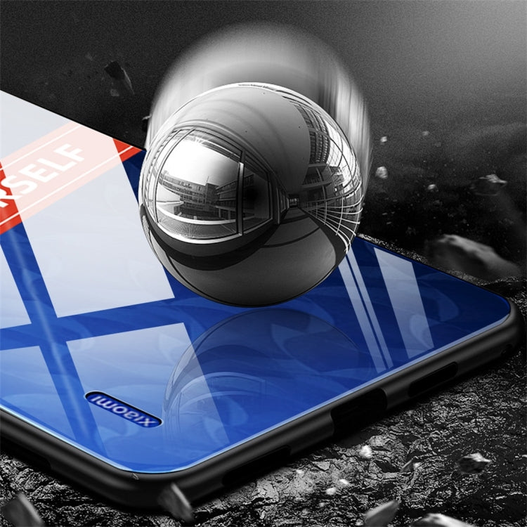 For Xiaomi Mi CC9 Shockproof PC + TPU + Glass Protective Case