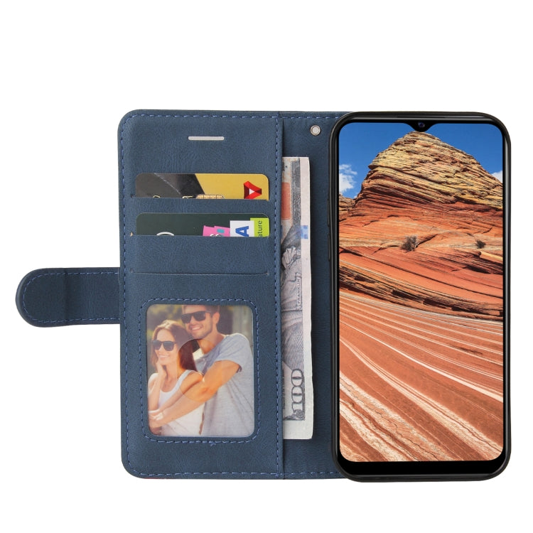 For vivo Y20/Y20A/Y20s/Y20i/Y20G Dual-color Splicing Horizontal Flip PU Leather Case with Holder & Card Slots & Wallet