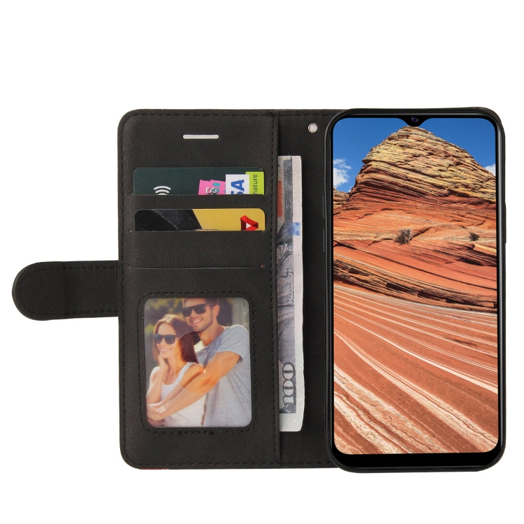 For vivo Y20/Y20A/Y20s/Y20i/Y20G Dual-color Splicing Horizontal Flip PU Leather Case with Holder & Card Slots & Wallet