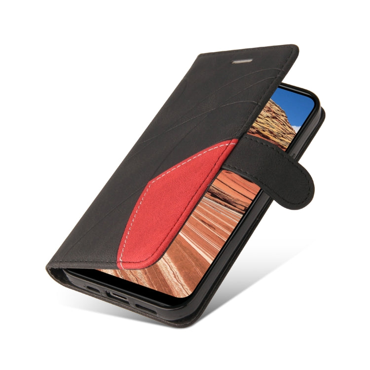 For vivo Y20/Y20A/Y20s/Y20i/Y20G Dual-color Splicing Horizontal Flip PU Leather Case with Holder & Card Slots & Wallet