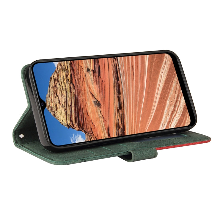 For vivo Y20/Y20A/Y20s/Y20i/Y20G Dual-color Splicing Horizontal Flip PU Leather Case with Holder & Card Slots & Wallet