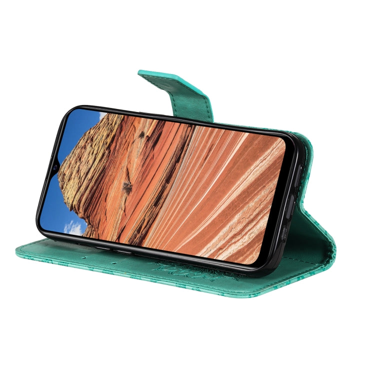 For vivo Y11s/Y12A/Y12s/Y20/Y20A/Y20s/Y20i/Y20G/Y20SG Pressed Printing Sunflower Pattern Horizontal Flip PU Leather Case with Holder & Card Slots & Wallet & Lanyard