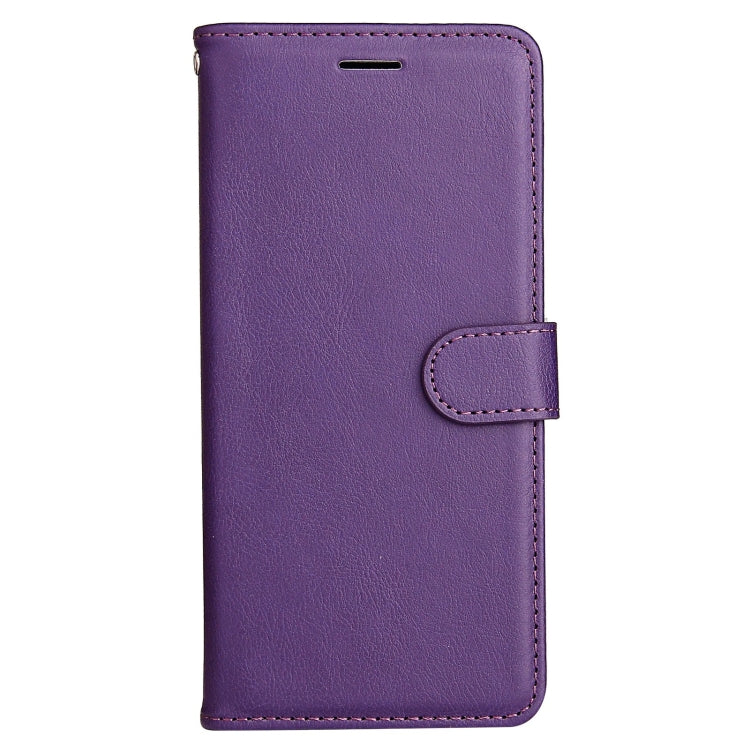 For Xiaomi Mi 11T / 11T Pro Pure Color Horizontal Flip Leather Case with Holder & Card Slots & Wallet & Lanyard