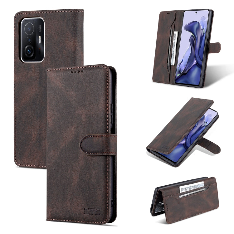 For vivo Y21 / Y33S AZNS Dream II Skin Feel PU+TPU Horizontal Flip Leather Case