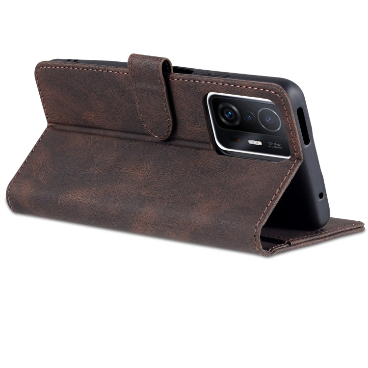 For vivo Y21 / Y33S AZNS Dream II Skin Feel PU+TPU Horizontal Flip Leather Case